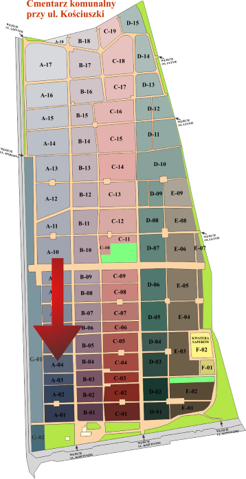 Brak mapy sektorowej