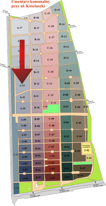 Brak mapy sektorowej