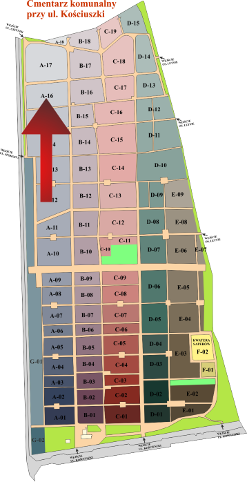 Brak mapy sektorowej