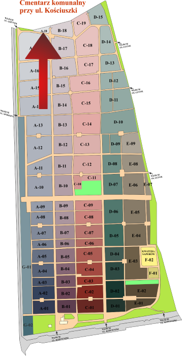 Brak mapy sektorowej