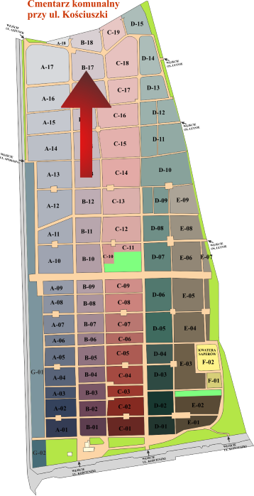 Brak mapy sektorowej