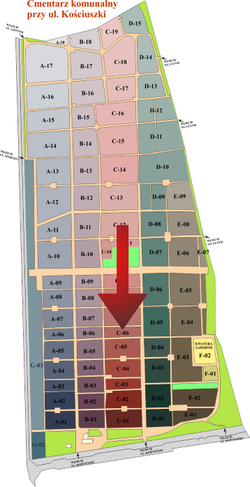 Brak mapy sektorowej