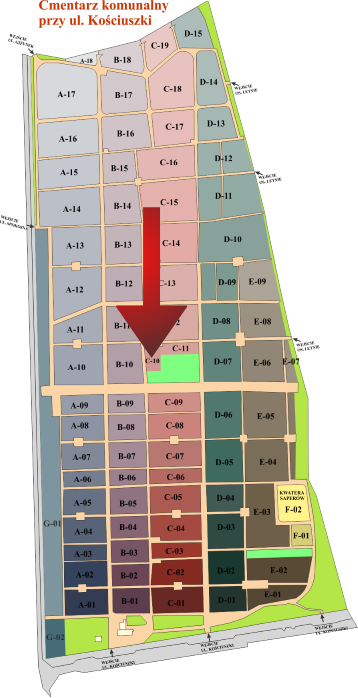 Brak mapy sektorowej