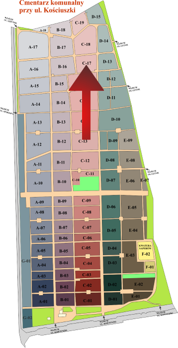 Brak mapy sektorowej