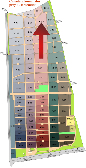 Brak mapy sektorowej