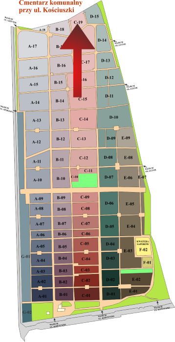 Brak mapy sektorowej