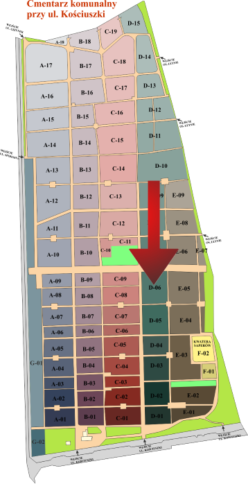 Brak mapy sektorowej