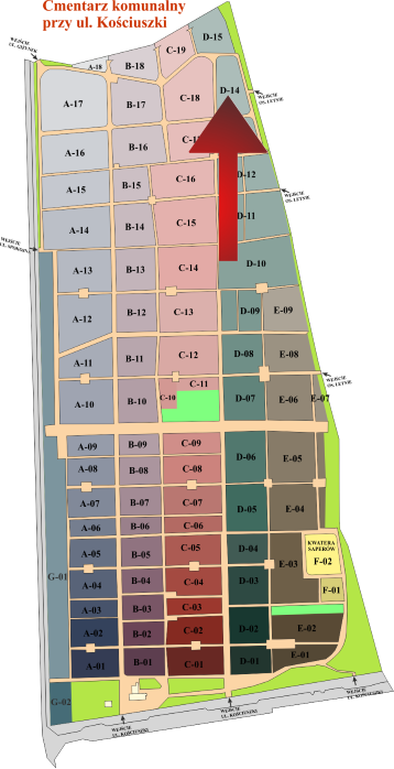 Brak mapy sektorowej