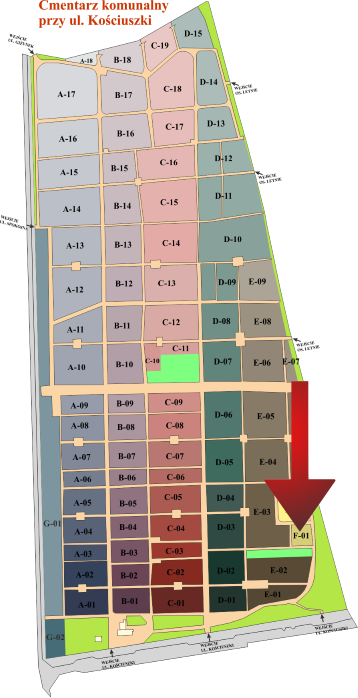 Brak mapy sektorowej