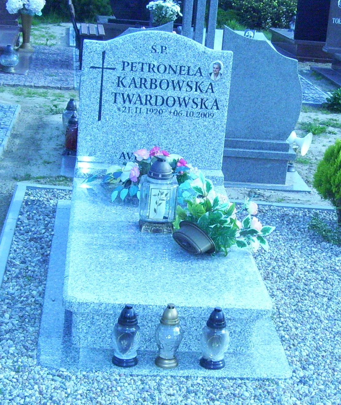 Grób Petronela Karbowska-Twardowska